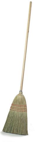 Abco Blue 55 x 1 in. Fiber and Wood Broom in Blue