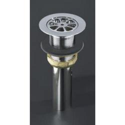 Service Sink Strainer Tapped for 2 in. NPT Polished Chrome