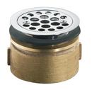 Service Sink Strainer Tapped for 2 in. NPT Polished Chrome