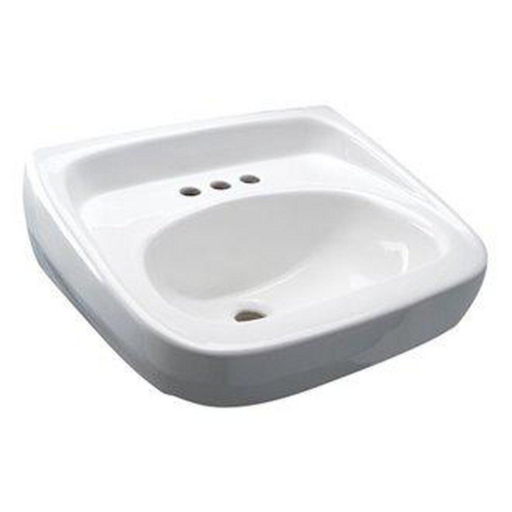 Zurn White Wall Mount Bathroom Sink 
