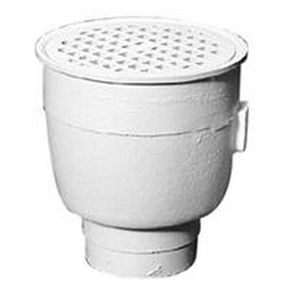 Zurn White Floor Mount Cast Iron Floor Sink 