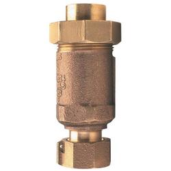 1-1/4 x 1 in. Female Meter Threaded x FNPT Bronze Dual Check Valve