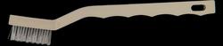 1 x 7 x 1/2 in. Plastic and Stainless Steel Bristle Toothbrush in Black