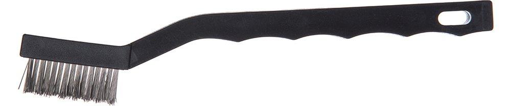 Abco Black 1 x 1/2 in. Plastic and Stainless Steel Bristle Toothbrush in Black 