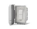 AEI Corporation Grey Plastic and Stainless Steel In-wall Switch Assembly 