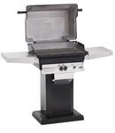 AEI Corporation Black 17 in. Electric Spark Freestanding Grill in Black 