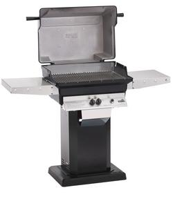 17 in. 40000 BTU Electric Spark Freestanding Grill in Black
