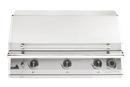 AEI Corporation Stainless Steel 24 in. 75000 BTU 3-Burner Electronic Ignition Built-in Grill 