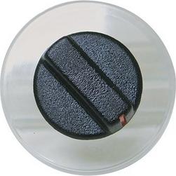 1 in. Plastic Repeater Timer Knob in Black with Green