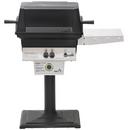 AEI Corporation Black Cordless Battery Ignition Gas Freestanding Grill with Timer and Side Shelve in Black 