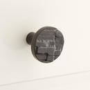 Signature Hardware White Bronze 1-1/4 in. Bronze Square Cabinet Knob 