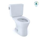 1 gpf Elongated Wall Mount Two Piece Toilet in Cotton