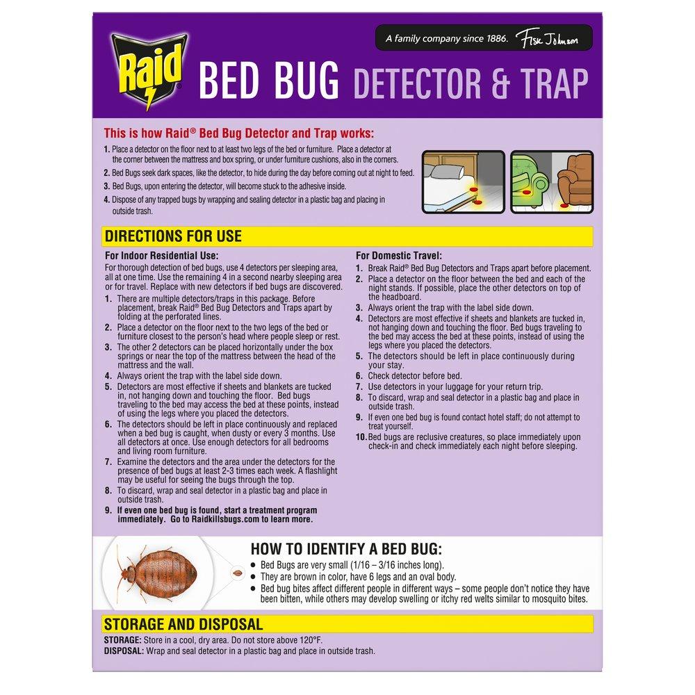 Raid Black Bed Bug Detector 
