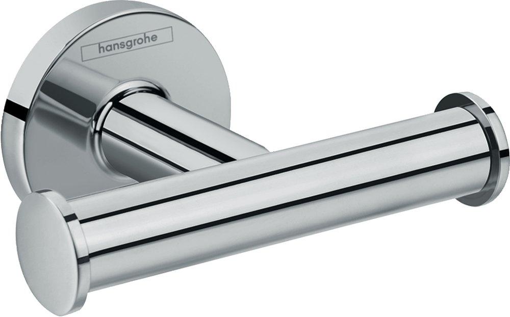 Hansgrohe Chrome 2-Hook Robe Hook 