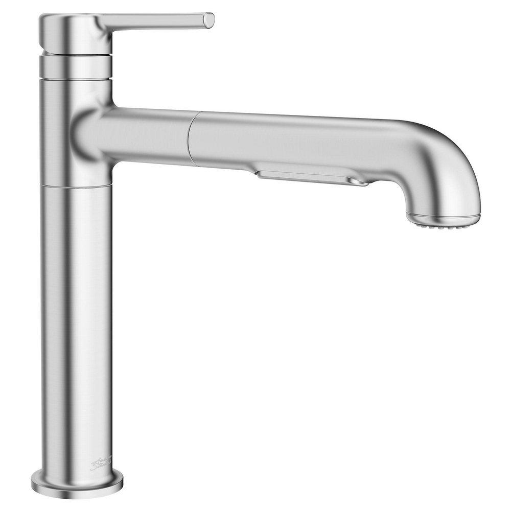 American Standard Stainless Steel Single Handle Pull Out Kitchen Faucet 