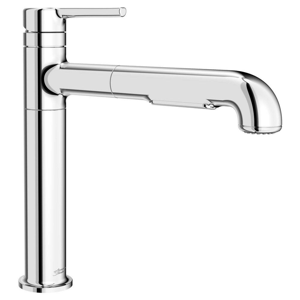 American Standard Chrome Single Handle Pull Out Kitchen Faucet 