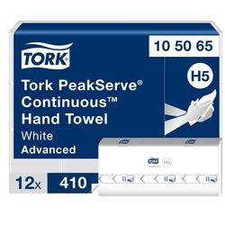 H5 Paper Hand Towels in White, 410 Sheets (Case of 12)