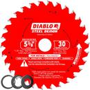 Diablo Tools Red 30 TPI Carbide and Steel Circular Saw Blade