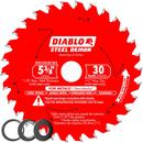 Diablo Tools Red 30 TPI Carbide and Steel Circular Saw Blade 