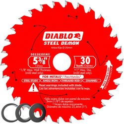 5-3/8 in. 30 TPI Carbide and Steel Circular Saw Blade