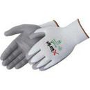 XXS Size Polyurethane Coated Palm Glove in Dark Grey