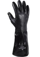 Showa Best Glove Black Neoprene Coated Knit Liner Glove in Black 