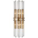 2-Light 40W 22 in. Wall Sconce in Hand-Rubbed Antique Brass 