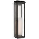 60W 3-Light 31-1/2 in. Outdoor Wall Sconce in Bronze