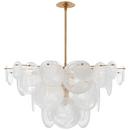 Visual Comfort & Co. Signature Gild 54-3/4 x 37-1/4 in. 40W 9-Light Casual Chandelier 