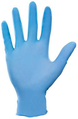 4 mil Powder-Free Exam Grade Nitrile Gloves in Blue, M (Box of 100)