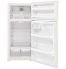 GE&reg; Bisque 28 in. 12.6 cu. ft. Top Mount Freezer Refrigerator 