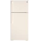 GE® Bisque 28 in. 12.6 cu. ft. Top Mount Freezer Refrigerator