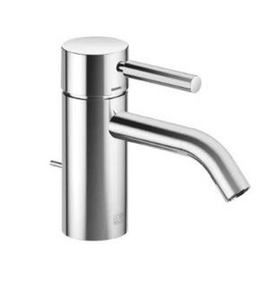 Single Handle Monoblock Bathroom Sink Faucet in Chrome 