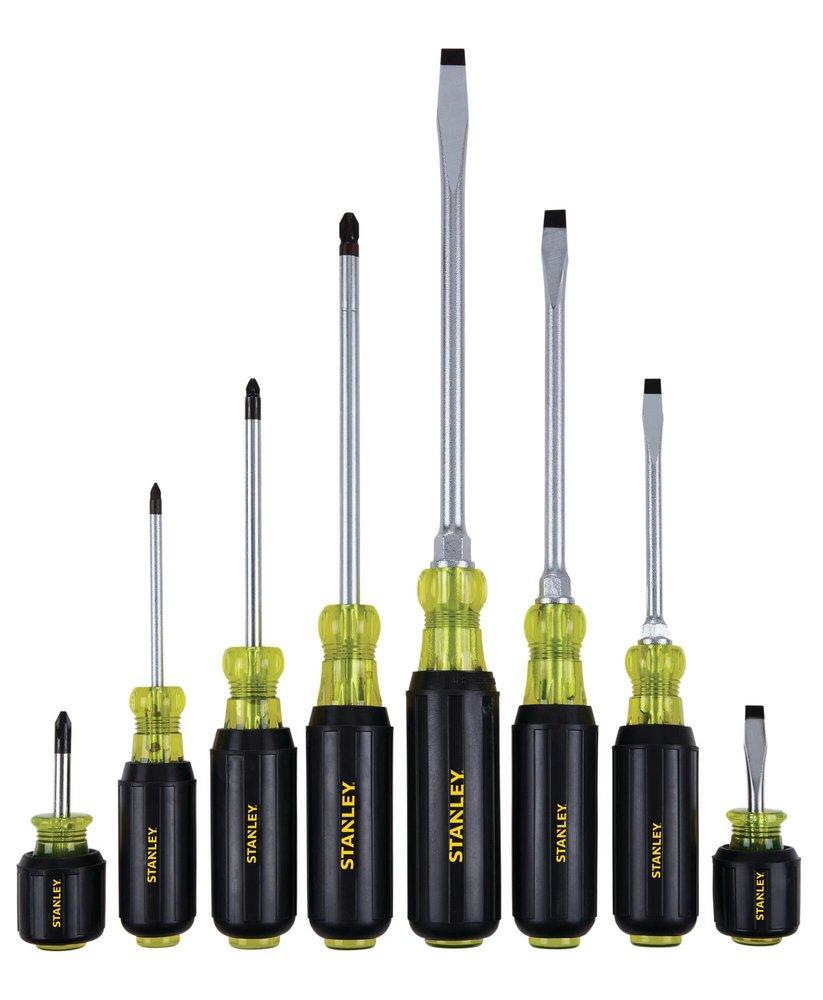 Stanley Yellow 8-Piece Screwdriver 