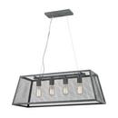 BARRITON 4-LIGHT PENDANT IN FARMHOUSE GREY 