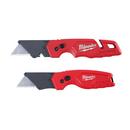 Milwaukee® Silver 1-3/100 in. Folding Utility Knife Set 
