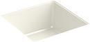 13-1/16 x 13-1/4 in. Square Undermount Bathroom Sink in Biscuit