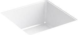 13-1/16 in. Undermount Square Vitreous China Bathroom Sink in White