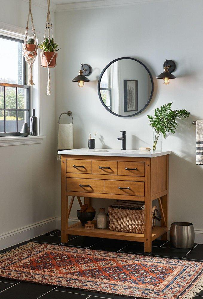 Moen Chrome Single Handle Monoblock Bathroom Sink Faucet Lever Handle 