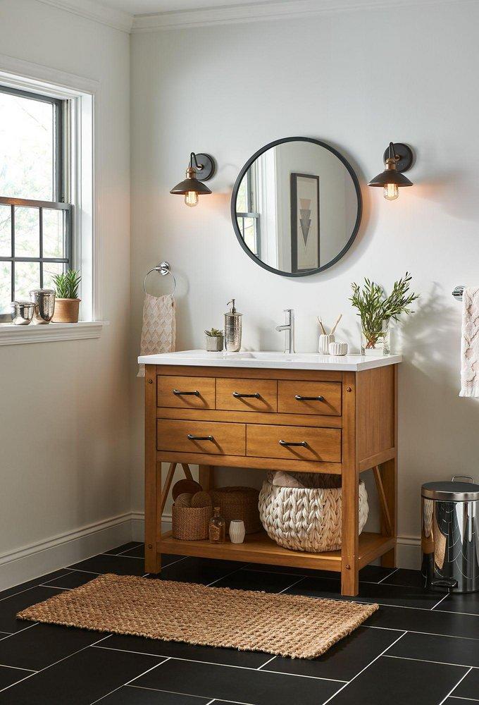 Moen Chrome Single Handle Monoblock Bathroom Sink Faucet Lever Handle 