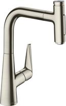 Talis Select S Prep Kitchen Faucet, 2-Spray Pull-Out with sBox, 1.75 GPM in Steel Optic