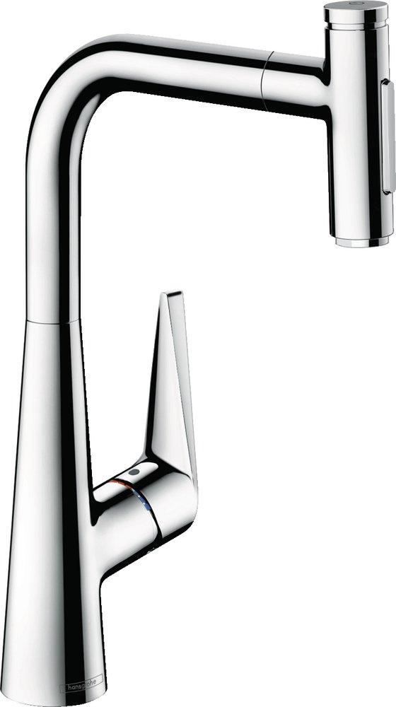 Talis Select S HighArc Kitchen Faucet, 2-Spray Pull-Out, 1.75 GPM in Chrome 