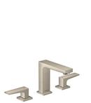 Metropol Widespread Faucet 110 with Lever Handles, 0.5 GPM in Brushed Nickel 