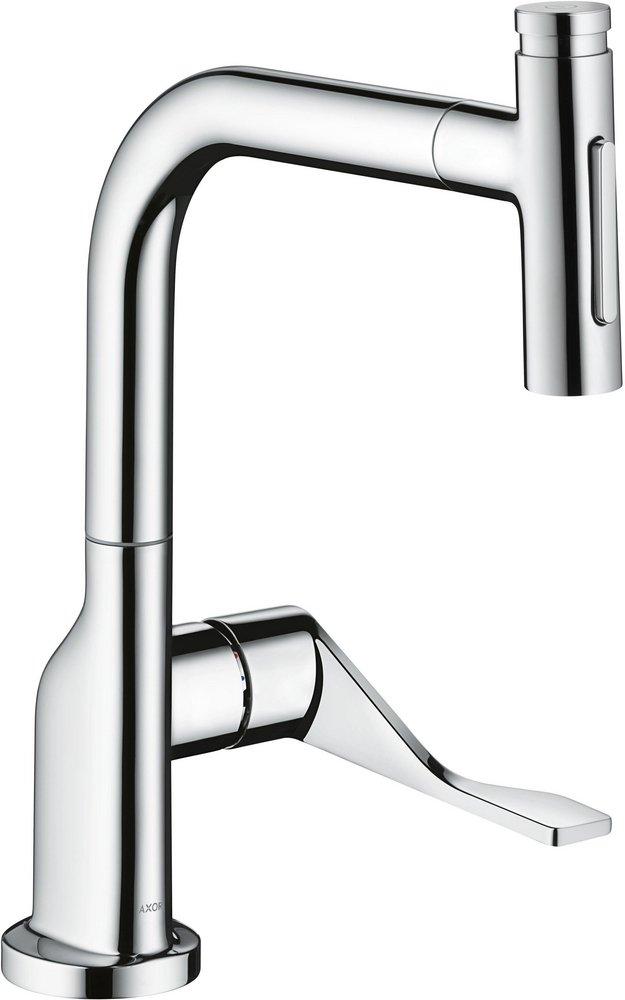 AXOR Citterio AXOR Citterio Select 2-Spray Kitchen Faucet, Pull-Out, 1.75 GPM in Chrome 
