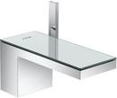 Single Handle Monoblock Bathroom Sink Faucet in Chrome;Mirror