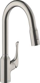 Single Handle Kitchen Faucet in Steel Optic 