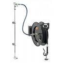 EQUIP Hose Reel System, Single-Temp Wall Mount Base Faucet, 3/8" x 50' Hose, Wall Bracket 