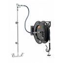 EQUIP Hose Reel System, 8" Wall Mount Base Faucet, 3/8" x 50' Hose, Wall Bracket 