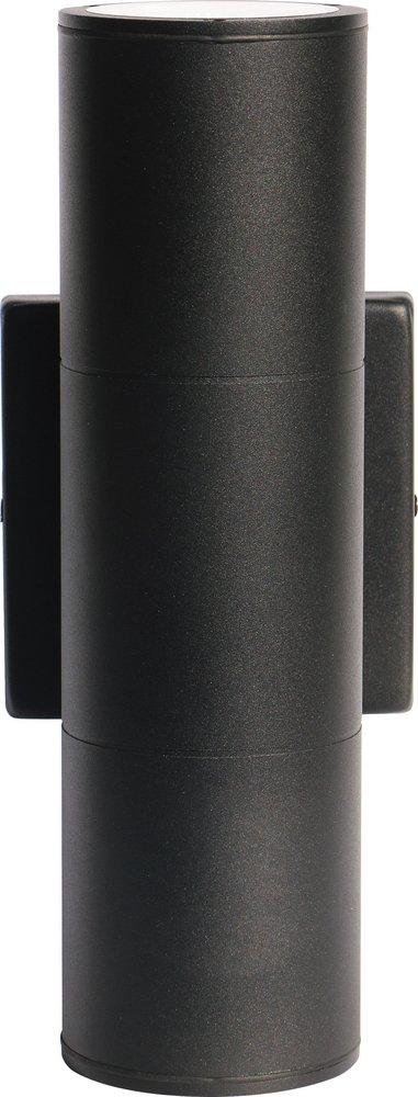 NUVO Black 20W 2-Light LED Outdoor Wall Sconce 