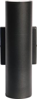 NUVO Black 20W 2-Light LED Outdoor Wall Sconce 